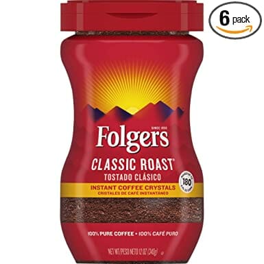 Folgers Classic Roast Instant Coffee Crystals